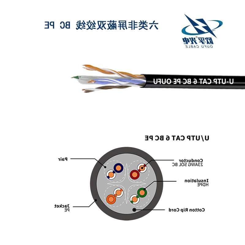 澳门新城区U/UTP6类4对非屏蔽室外电缆(23AWG)