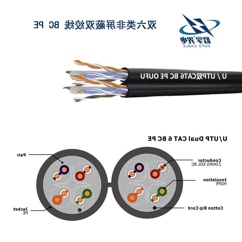 北辰区U/UTP6类双4对非屏蔽室外电缆(23AWG)